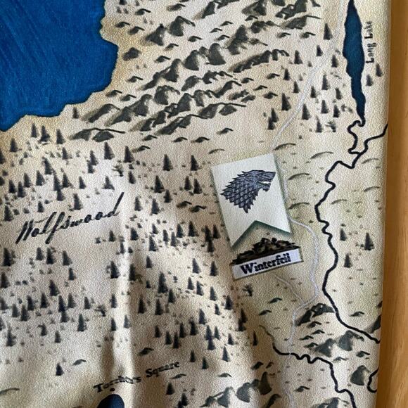 BlackMilk Game of Thrones Women's Leggings Map of Westeros Size Medium EUC - Picture 5 of 12